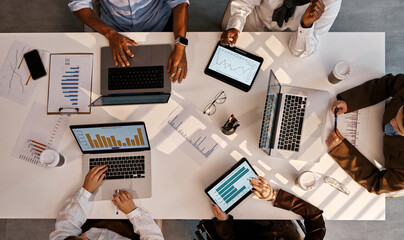 Colleagues collaborating in a meeting